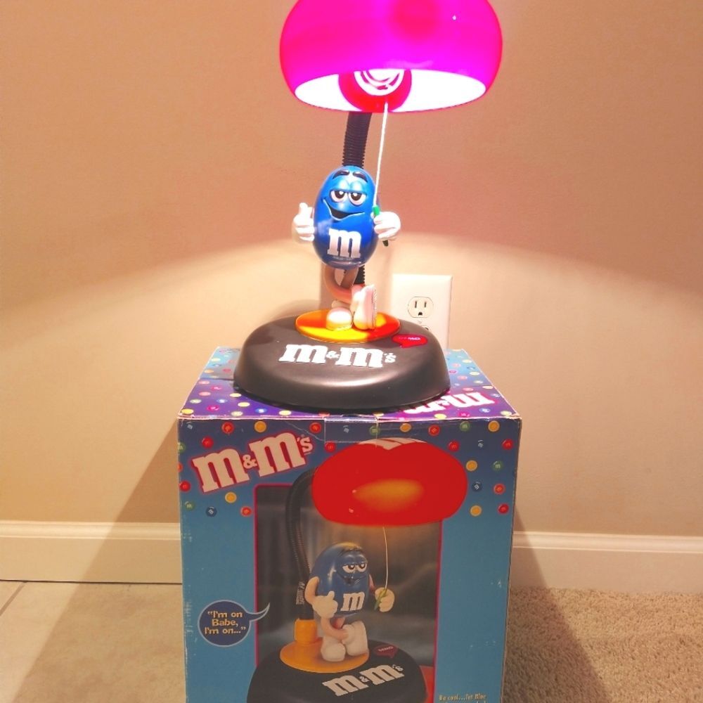Vintage M&M's Talking Lamp